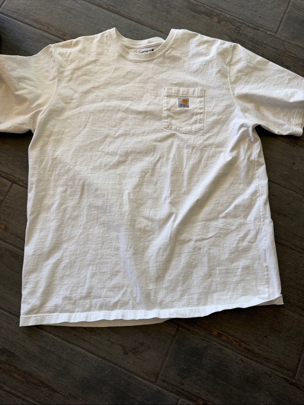 Carhartt White Short-Sleeve Pocket Tee